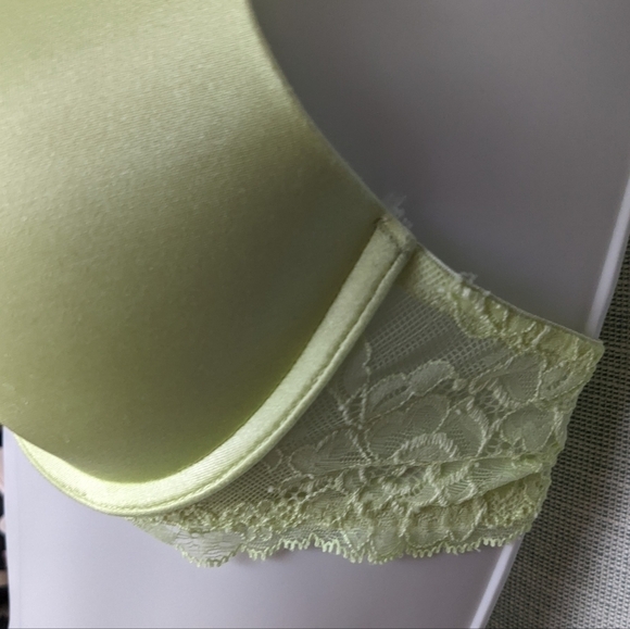 La senza Beyond Sexy front clip push up lime yellow bra size 34B C016 - Picture 4 of 8